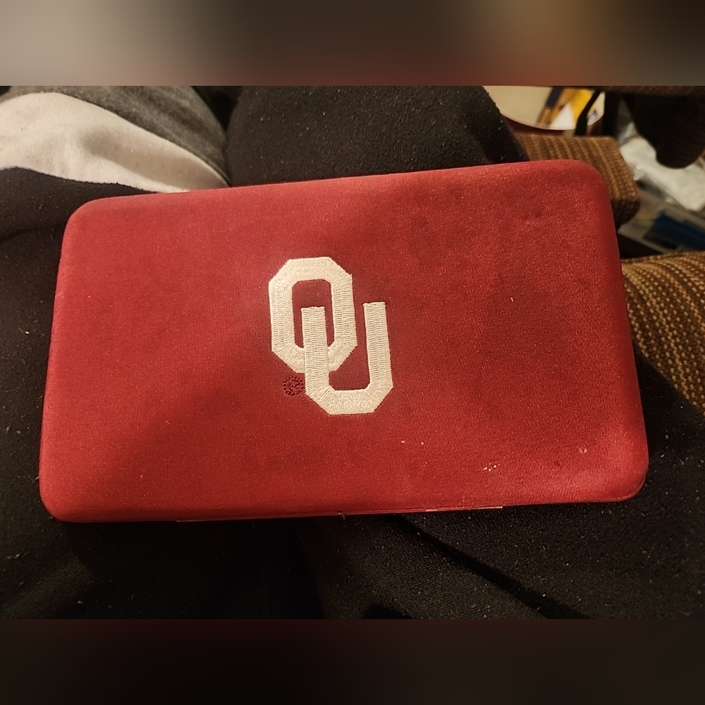 Oklahoma Sooners Metal Wallet